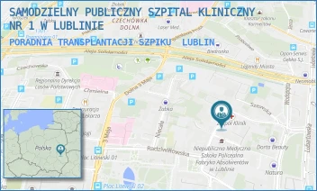 PORADNIA TRANSPLANTACJI SZPIKU - UNIWERSYTECKI SZPITAL KLINICZNY NR 1 W LUBLINIE - STASZICA 11, LUBLIN