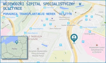 PORADNIA TRANSPLANTACJI NEREK - WOJEWÓDZKI SZPITAL SPECJALISTYCZNY W OLSZTYNIE - ŻOŁNIERSKA 16A, OLSZTYN